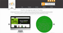 Desktop Screenshot of etix.com.mx